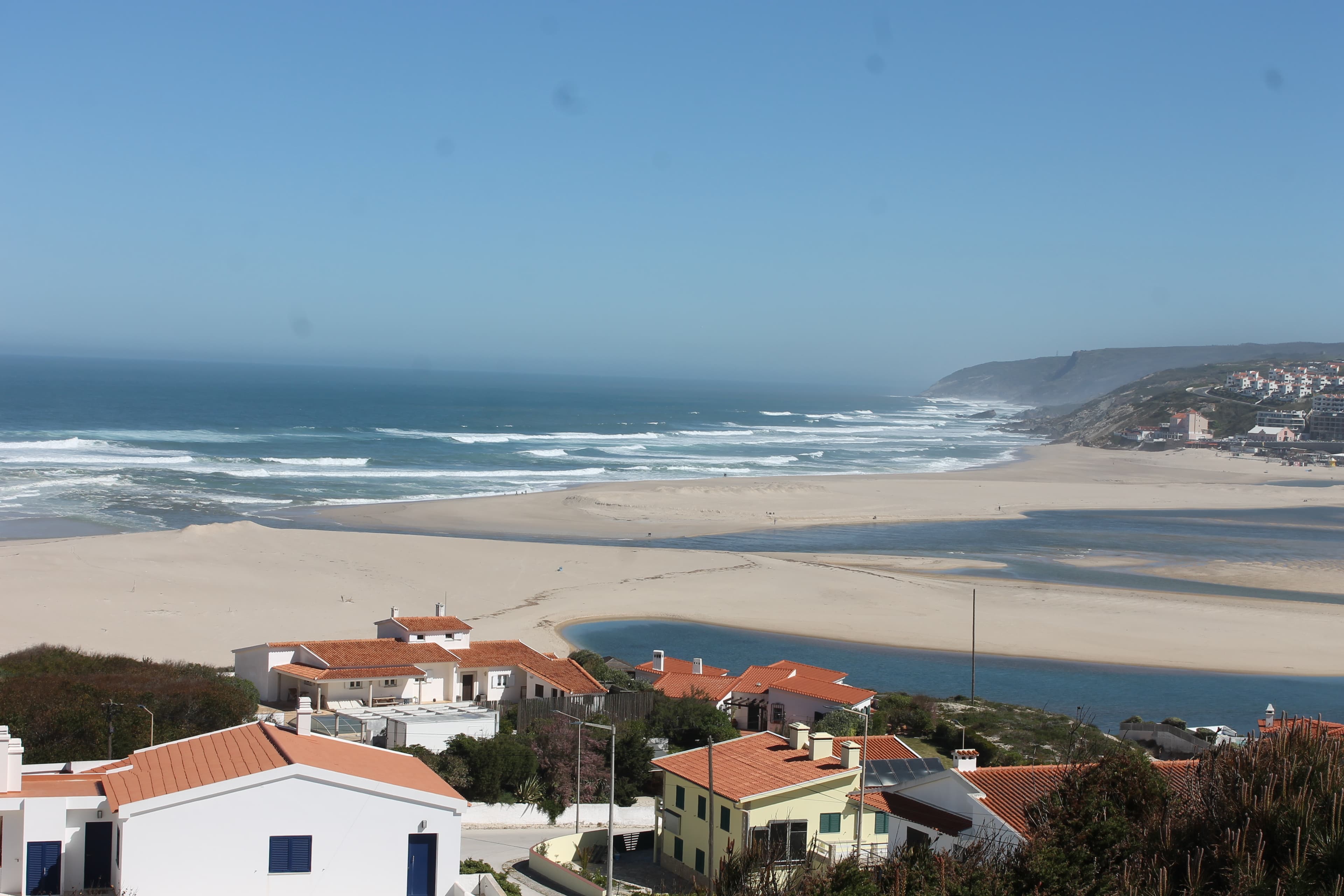Lagoa de Óbidos panoramic view