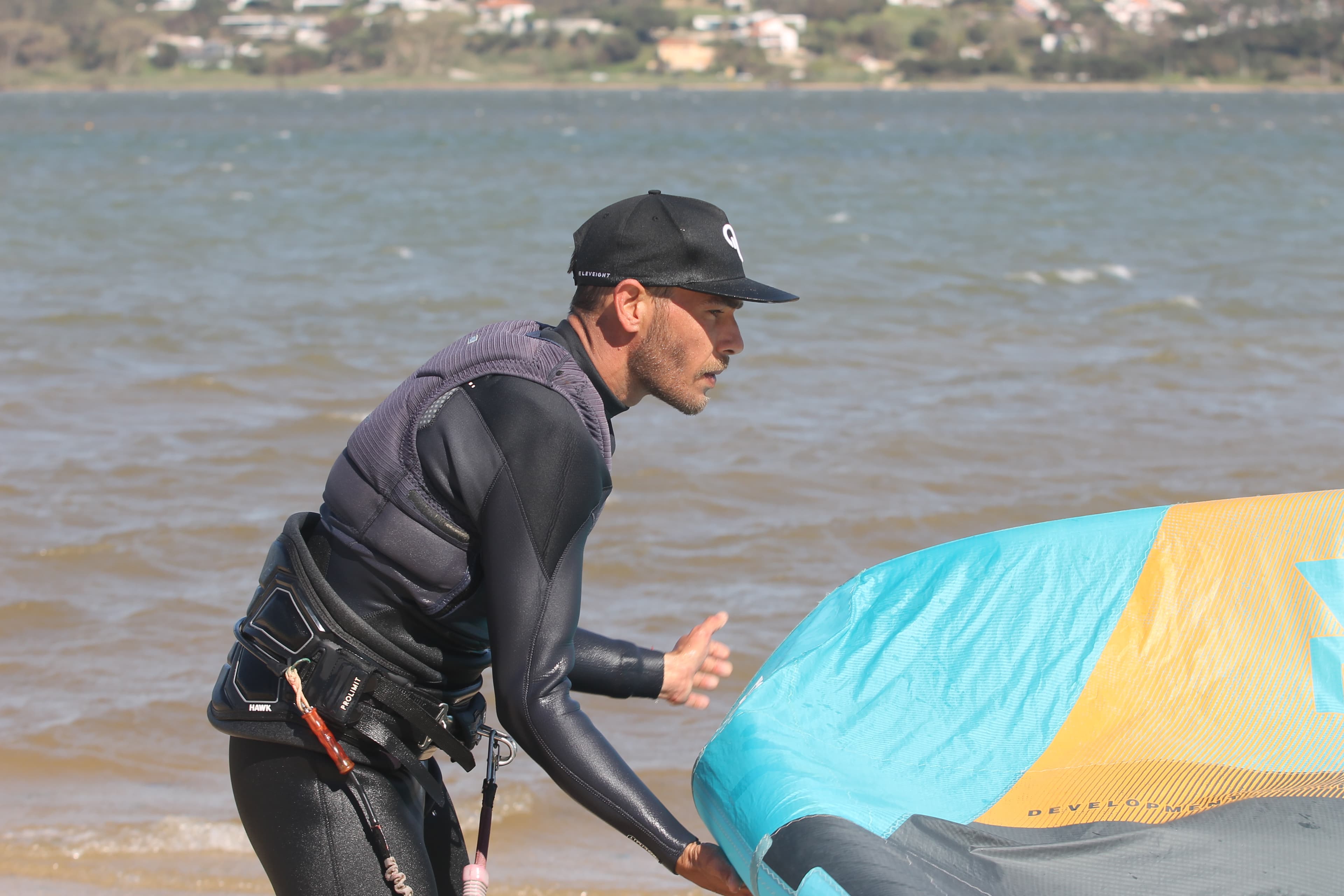 Peter at Lagoa de Óbidos
