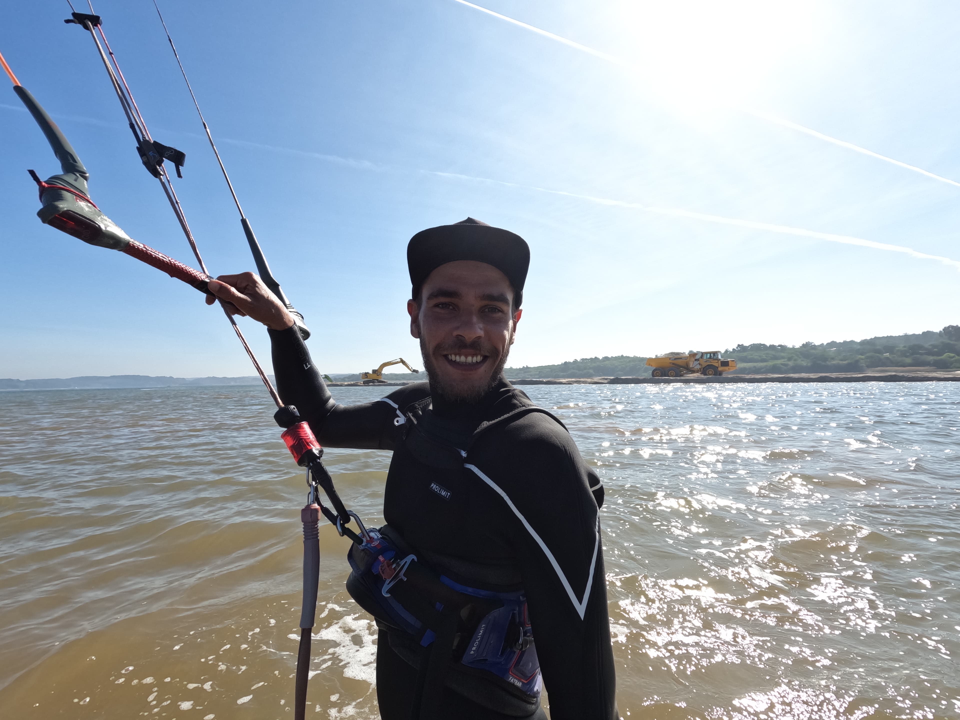 Peter at Lagoa de Óbidos